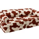Canapé Modulable Enfant Vache 120 cm – 12 Éléments